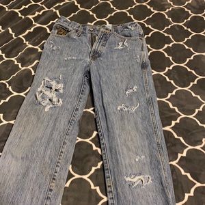 Distressed Green Label Cinches